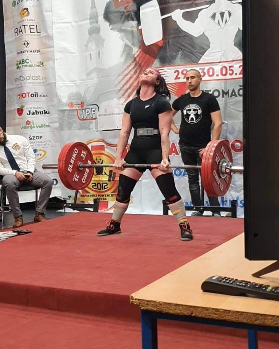 Kristina Horvat, članica Powerlifting kluba Virovitica putuje na Svjetsko prvenstvo u Švedsku 