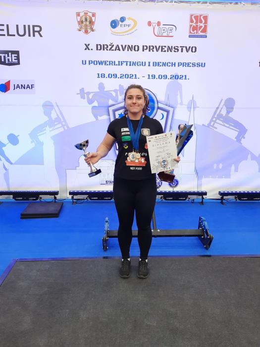 Virovitičanka Kristina Horvat apsolutna je prvakinja Hrvatske