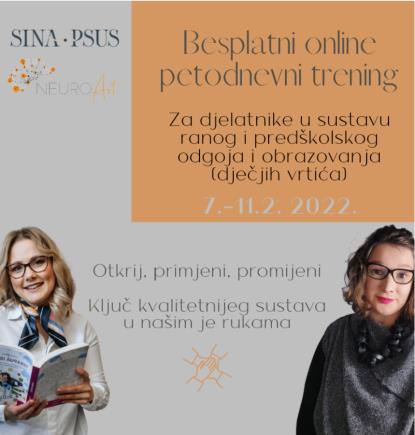 Pozivaju se svi djelatnici dječjih vrtića da se prijave na besplatni online petodnevni program